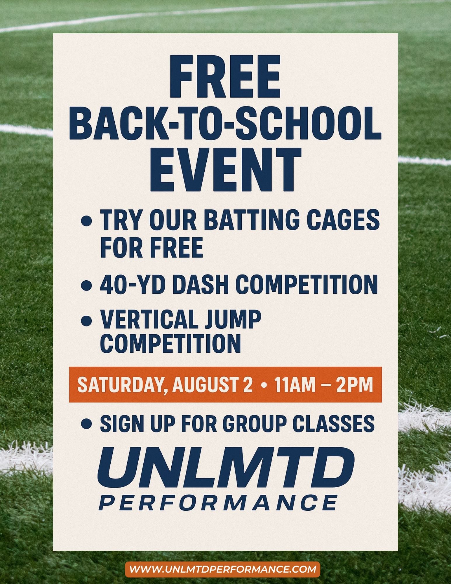 Free Back-to-School Athlete Kickoff